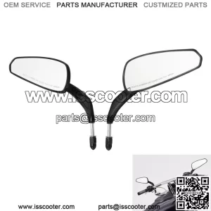 8mm Rear View Mirrors Fit For Harley Touring Road King Softail Sportster XL 883 (For: Harley-Davidson)