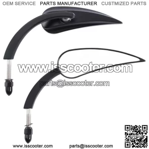 8mm Rearview Mirrors Fit For Harley Touring Electra Street Glide Softail Fat Boy (For: Harley-Davidson)