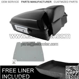 10.7" Chopped Pack Trunk Backrest Plate Fit For Harley Tour Pak Road Glide 14-23 (For: Harley-Davidson)