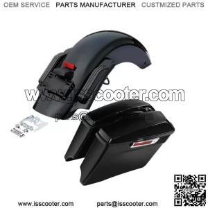 4" Saddlebags Speaker Lids Rear Fender System Fit For Harley Road Glide 14-23 22 (For: Harley-Davidson)