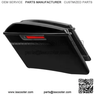 4" Stretched Hard Saddlebags Fit For Harley Touring CVO Road Street Glide 14-23 (For: Harley-Davidson)