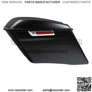 4" Stretched Saddlebag Fit For Harley Touring Road Glide 2014-2023 Black Denim (For: Harley-Davidson)