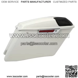 4" Stretched Saddlebags Fit For Harley Street Glide 14-23 Bonneville Salt Denim