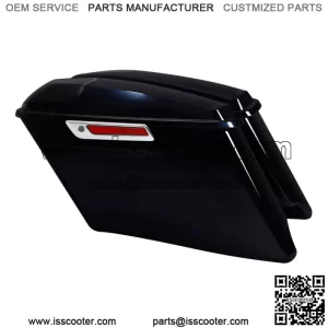 4" Stretched Saddlebags Fit For Harley Touring Street Glide 14-23 Midnight Blue