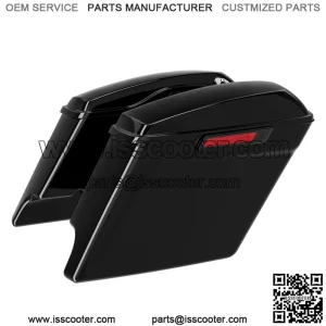 5" Extended Stretched Saddle bags Trunk Fit For Harley Touring Road Glide 14-23 (For: Harley-Davidson)