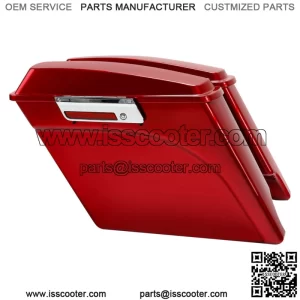 5" Extended Stretched Saddlebags Bag Fit For Harley Touring Electra Glide 93-13 (For: Harley-Davidson)