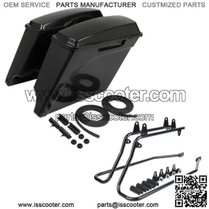 5" Hard Saddlebag Saddle Bag Conversion Bracket Fit For Harley Softail 1984-2017 (For: Harley-Davidson)