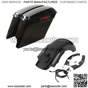 5" Hard Saddlebags Rear Fender Fit For Harley Touring Road King Glide 2009-2013 (For: Harley-Davidson)