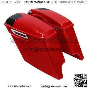 5" Saddlebag Speaker Cutout Fit For Harley Street Road Glide 14-23 Billiard Red