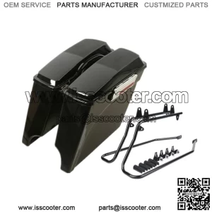 5" Saddlebags 6x9" Speaker Lid Conversion Bracket Fit For Harley Softail 84-17