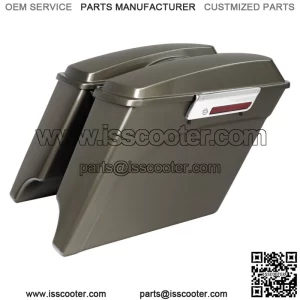 5" Stretched Extended Saddlebags Fit For Harley Touring Street Glide FLHX 93-13 (For: Harley-Davidson)