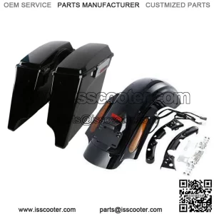 5" Stretched Saddlebag LED Rear Fender Fit For Harley Road King 09-13 10 11 12 (For: Harley-Davidson)