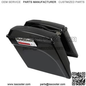 5" Stretched Saddlebag W/ Speaker Lids Fit For Harley Touring Road Glide 1993-13 (For: Harley-Davidson)