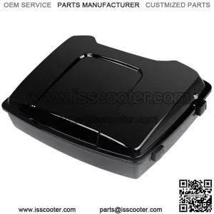 5.5" Black Razor Pack Trunk w/ Latch Keys Fit For Harley Tour Pak Touring 97-13 (For: Harley-Davidson)