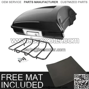 5.5" Razor Pack Trunk + Luggage Rack Fit For Harley Tour Pak Electra Glide 14-23 (For: Harley-Davidson)