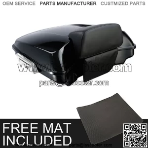 5.5" Razor Pack Trunk w/ Backrest Fit For Harley Tour Pak Road Glide 2014-2023 (For: Harley-Davidson)