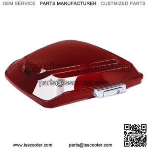 5.5" Razor Pack Trunk w/ Latch Fit For Harley Tour Pak Road King Glide 14-23 Red (For: Harley-Davidson)