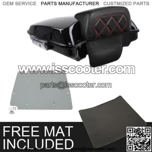 5.5" Razor Pack Trunk w/ Pad Base Plate Fit For Harley Tour Pak Road Glide 14-23 (For: Harley-Davidson)