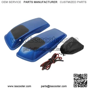 6x9" Saddlebag Speaker Lids Fit For Harley Street Road Glide 14-23 Electric Blue (For: Harley-Davidson)
