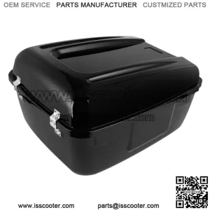 ABS Police Pack Trunk Saddlebag Fit For Harley Tour Pak FLHP FLHTP Gloss Black (For: Harley-Davidson)