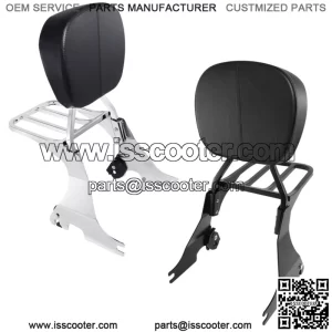 Backrest Sissy Bar & Luggage Rack Fit For Harley Sportster 1200 Custom 2004-2023 (For: Harley-Davidson)