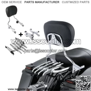 Backrest Sissy Bar w/ Rack Docking Hardware Fit For Harley Road King Glide 14-23 (For: Harley-Davidson)