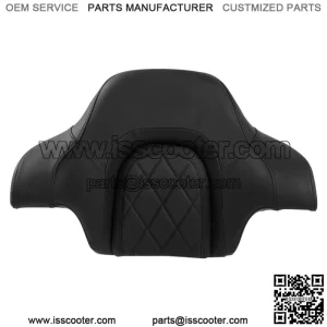 Black King Pack Trunk Backrest Pad Fit For Harley Touring Road King 2014-2023 22 (For: Harley-Davidson)