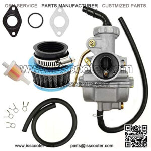 ATV Carburetor PZ20 Carb Set with Air Filter and Fuel Filter for 50cc 70cc 80cc 90cc 110cc 125cc TaoTao Honda Baja Coolster Quad Pit Bike Dirtbike Go Kart Moped Scooter