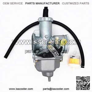 30mm Carburetor Hand Choke Compatible with 2/4 stroke 150cc 200cc 250cc 300cc Dirt Bike ATV Scooter Moped Go-kart