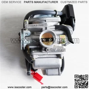 Electric Choke 24mm Carburetor GY6 125cc Scooters