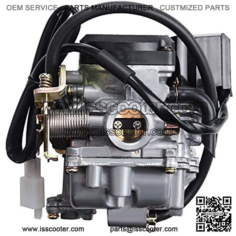 139QMB GY6 Carburetor Air Filter Ignition Coil Compatible with 18mm PD18J Carburetor 49cc 50cc Chinese Scooter Taotao Kymco Jonway Baja Banzer Barton Zipp Romet Jmstar Lance NST Peace - Image 2