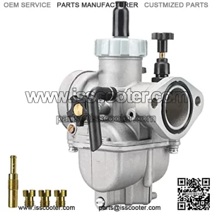 PE19mm Carburetor, fit 90cc 100cc 110cc 125cc Flange Carburetor with Carb Jets for YAMAHA KAWASAKI SUZUKI Apollo Dirt Bike Mini Bike CG125 CG150
