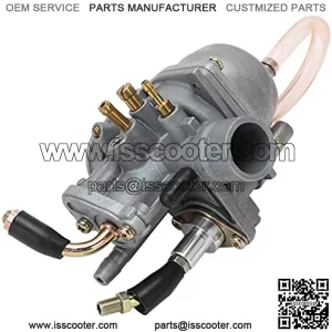 Motorcycle Carburetor Modified, Metal Carburetor Electric Choke Carb Replacement for Bombardier DS50 DS90 PGO Big