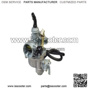 PZ19 Carburetor with 19 mm Intake, Right Side Cable Choke, & Fuel Shut-Off Valve for 50cc, 70cc, & 90cc ATVs & Dirt Bikes