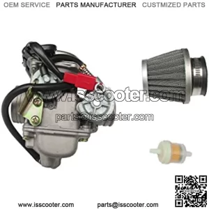 PERFORMANCE CARBURETOR W/FILTER FOR GY6 150CC LANCE TANK BMX ZNEN PD24J CARB CHOKE