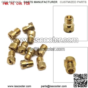 M5 Main Jet Keihin KOSO PWK PE CVK PZ Carburetor Injection Nozzle Main Quantity Hole 1PCS