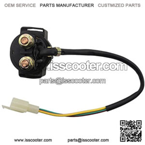 Solenoid Starter Relay Replacement for 4-Stroke GY6 Engine 50cc 150cc 200cc 250cc ATV Dirt Bikes Scooters Go Kart Dne Buggys Quad 4 Wheelers Pit Bike Moped