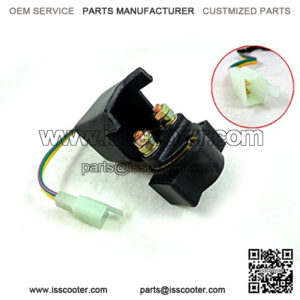 Starter Relay Solenoid for 50cc 70cc 90cc 100cc 110cc 125cc 200cc 250cc ATV Dirt Bike Scooter Go Kart Dne Buggy Quad 4 Wheeler Sunl Honda