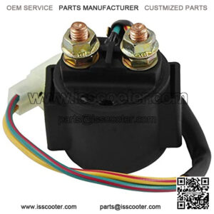 Motorcycle Starter Solenoid Relay for 4-Stroke GY6 Engine 50cc 150cc 200cc 250cc ATV Dirt Bikes Scooters Go Kart Dne Bugg Quad 4 Wheelers Pit Bike Moped Roketa SSR  Sunl Coolster