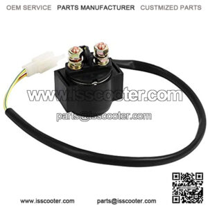 Starter Relay Solenoid for 50cc 125cc 150cc 250cc Scooter ATV Dirt Bikes Scooters Go Kart Dne BuggQuad 4 Wheelers Pit Bike Moped Roketa SSR Sunl Coolster