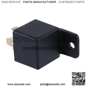 Black Motorcycle Starter Relay Fit For Harley Touring Sportster Softail Replace