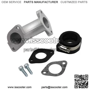 Horizontal engine modified VM22 PE24/PWK 28mm carburetor throat intake pipe transfer