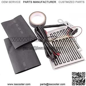 Heart Horse Heated Grips Motorcycle, Heated Grips with USB Switch Control 3 Gear Electric Handlebar Grips for 20-30mm Handle Diameter Motorcycle/Bike/ATV (2 Pack)