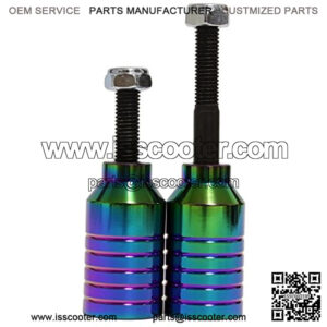 Pro Scooter Pegs CNC Aluminum Pegs for Stunt Scooters with Hardware