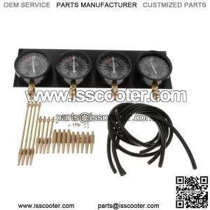 CUATRO Motocicleta Scooter Carburador Carburador Sincronizador de VacMedidor  Sincronizador de vacde combustible