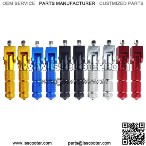 Modified motorcycle scooter electric vehicle accessories aluminum alloy CNC mid-section folding pedal front and rear pedals