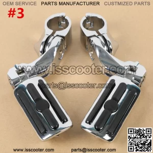 1 1/4" 1.25" 32mm Highway Engine Guards Foot Pegs Pedals Fit For Harley Yamaha (For: Harley-Davidson)