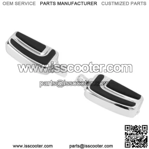 10mm Chrome Foot Pegs Footpegs Fit For Harley Touring Road King Softail Fatboy (For: Harley-Davidson)