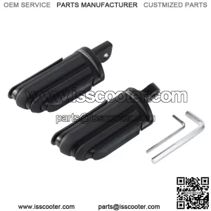 10mm Pilot Male Footrests Footpegs Pegs Fit For Harley Touring Softail Sportster (For: Harley-Davidson)