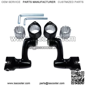 22mm 25mm 32mm 35mm Highway Engine Guard Footpegs Mount Fit For Harley Road King (For: Harley-Davidson)